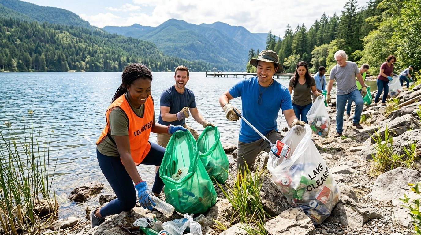 Participate in River or Lake Cleanups